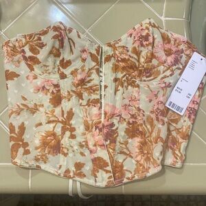 Out From Under Urban Outfitters Ivory Corset
